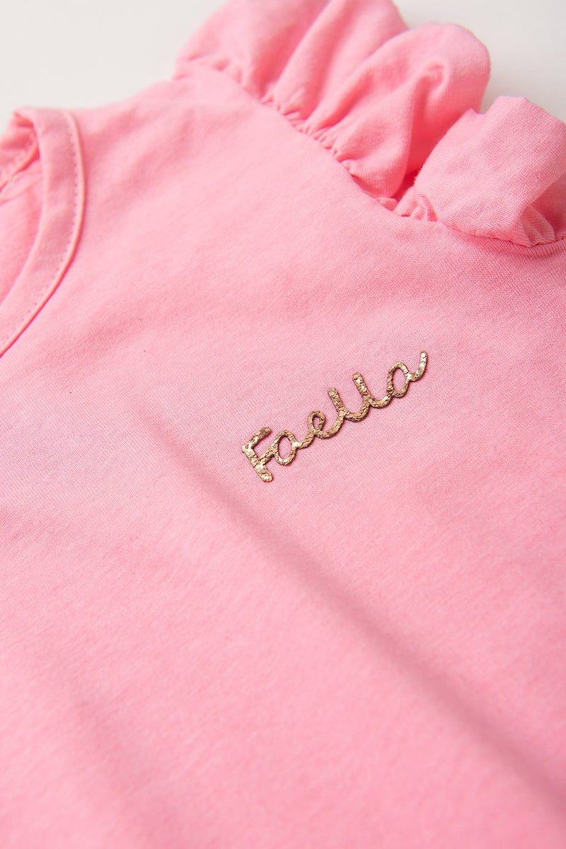 Vestido Infantil Verão Feminino Faella - Rosa