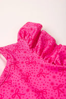 Vestido Infantil Verão Feminino Laços - Rosa