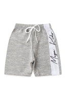 Conjunto Infantil Verão Masculino Recortes Kids - Mescla