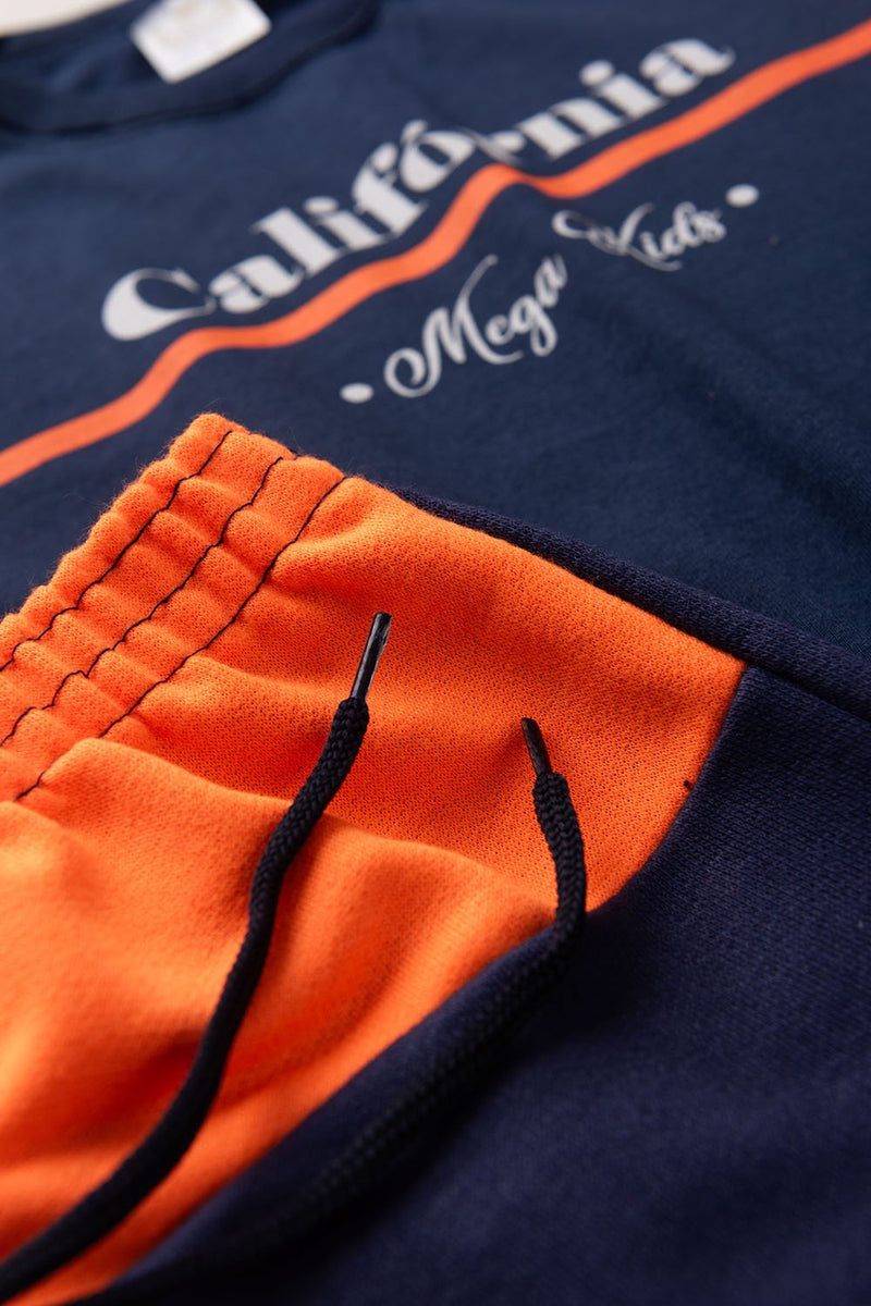 Conjunto Infantil Verão Masculino California - Marinho