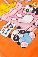 Vestido Infantil Verão Feminino Milkshake - Laranja