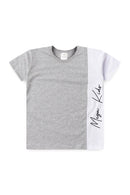 Conjunto Infantil Verão Masculino Recortes Kids - Mescla