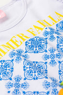 Conjunto Infantil Verão Feminino Farm Limões - Branco