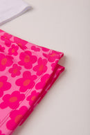 Conjunto Infantil Verão Feminino Pantalona Faella Flores - Branco