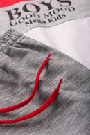 Conjunto Infantil Verão Masculino Boys Good Mood - Vermelho