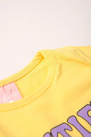 Vestido Infantil Verão Feminino Beautiful Pretty Cool - Amarelo