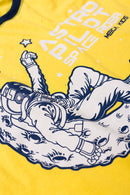 Pijama Infantil Verão Masculino Astronauta - Amarelo