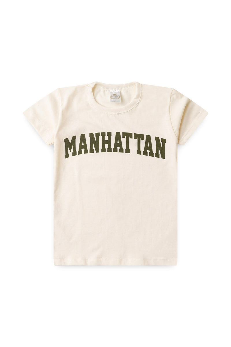 Conjunto Infantil Verão Masculino Manhatam - Off