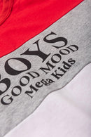 Conjunto Infantil Verão Masculino Boys Good Mood - Vermelho