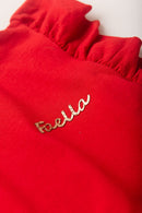 Vestido Infantil Verão Feminino Três Marias - Vermelho