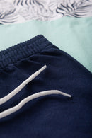 Conjunto Infantil Verão Masculino Recortes Folhas - Mescla