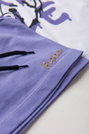 Conjunto Infantil Verão Feminino Girls Rule - Branco