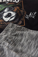 Pijama Infantil Manga Longa Masculino Into the wilderness - Preto