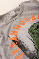 Conjunto Infantil Verão Masculino Regata Tyrannosaurus Rex - Mescla