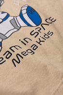 Pijama Infantil Manga Longa Masculino Space Rabbit - Bege