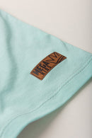 Conjunto Infantil Verão Masculino Recortes Folhas - Mescla