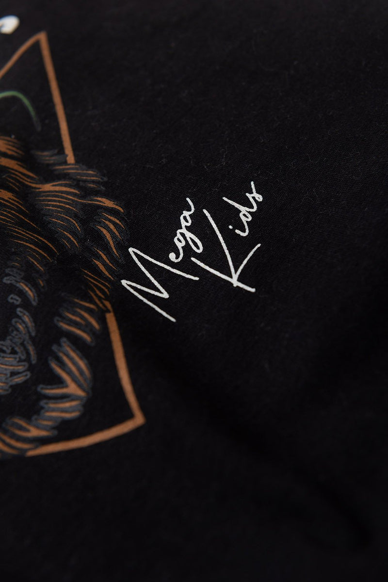 Pijama Infantil Manga Longa Masculino Into the wilderness - Preto