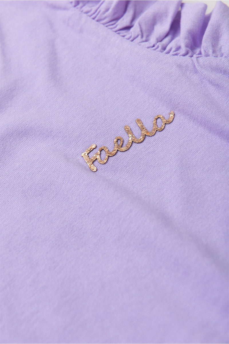 Conjunto Infantil Verão Feminino Plaquinha - Lilas