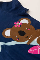 Vestido Infantil Verão Feminino Safari - Marinho