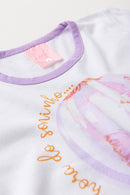 Pijama Infantil Manga Longa Feminino Balão Mágico - Branco