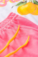 Conjunto Infantil Verão Feminino Limões Faella - Branco