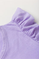 Conjunto Infantil Verão Feminino Plaquinha - Lilas