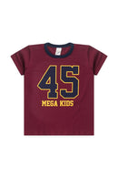 Conjunto Infantil Verão Masculino 45 - Bordo