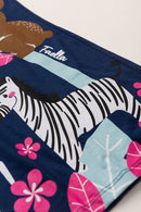 Vestido Infantil Verão Feminino Safari - Marinho