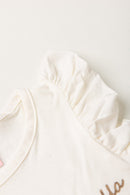 Vestido Infantil Verão Feminino Três Marias - Off White