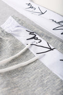 Conjunto Infantil Verão Masculino Recortes Kids - Mescla