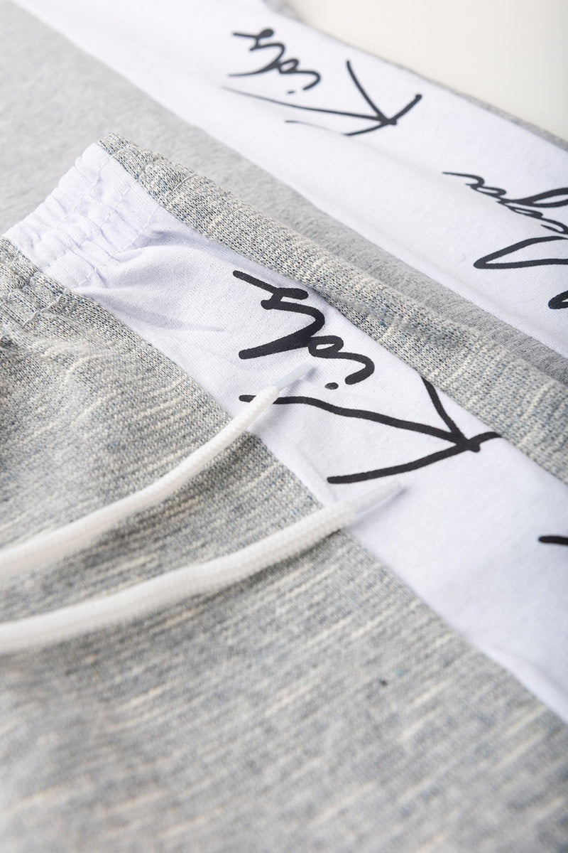 Conjunto Infantil Verão Masculino Recortes Kids - Mescla