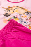 Pijama Infantil Manga Longa Feminino Horse - Rosa