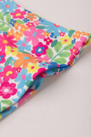 Vestido Infantil Verão Feminino Flores - Colorido