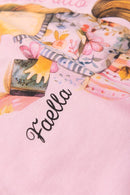 Pijama Infantil Manga Longa Feminino Horse - Rosa