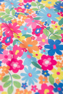 Vestido Infantil Verão Feminino Flores - Colorido