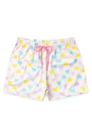 Conjunto Infantil Verão Feminino Livros e Flores - Off White