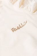 Vestido Infantil Verão Feminino Três Marias - Off White