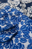 Conjunto Infantil Verão Masculino Folhagem - Marinho