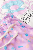 Conjunto Infantil Verão Feminino Concha - Off White