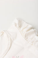 Conjunto Infantil Verão Feminino Believe in Magic - Off White