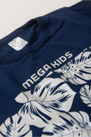 Conjunto Infantil Verão Masculino Folhagem - Marinho