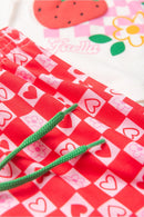 Conjunto Infantil Verão Feminino Berry good - Off White