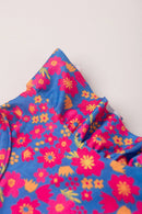 Vestido Infantil Verão Feminino Flores - Azul