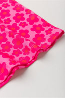 Vestido Infantil Verão Feminino Flores - Rosa