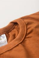 Conjunto Infantil Verão Masculino Plaquinha - Caramelo