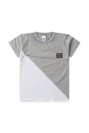 Conjunto Infantil Verão Masculino Recortes Mega Kids - Mescla