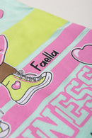 Vestido Infantil Verão Feminino Urso - Verde