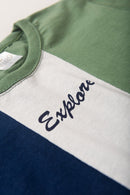 Conjunto Infantil Verão Masculino Recortes Explore - Verde