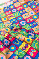 Conjunto Infantil Verão Feminino Pantalona Faella Colorido - Bordo