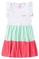 Vestido Infantil Verão Feminino Três Marias - Branco